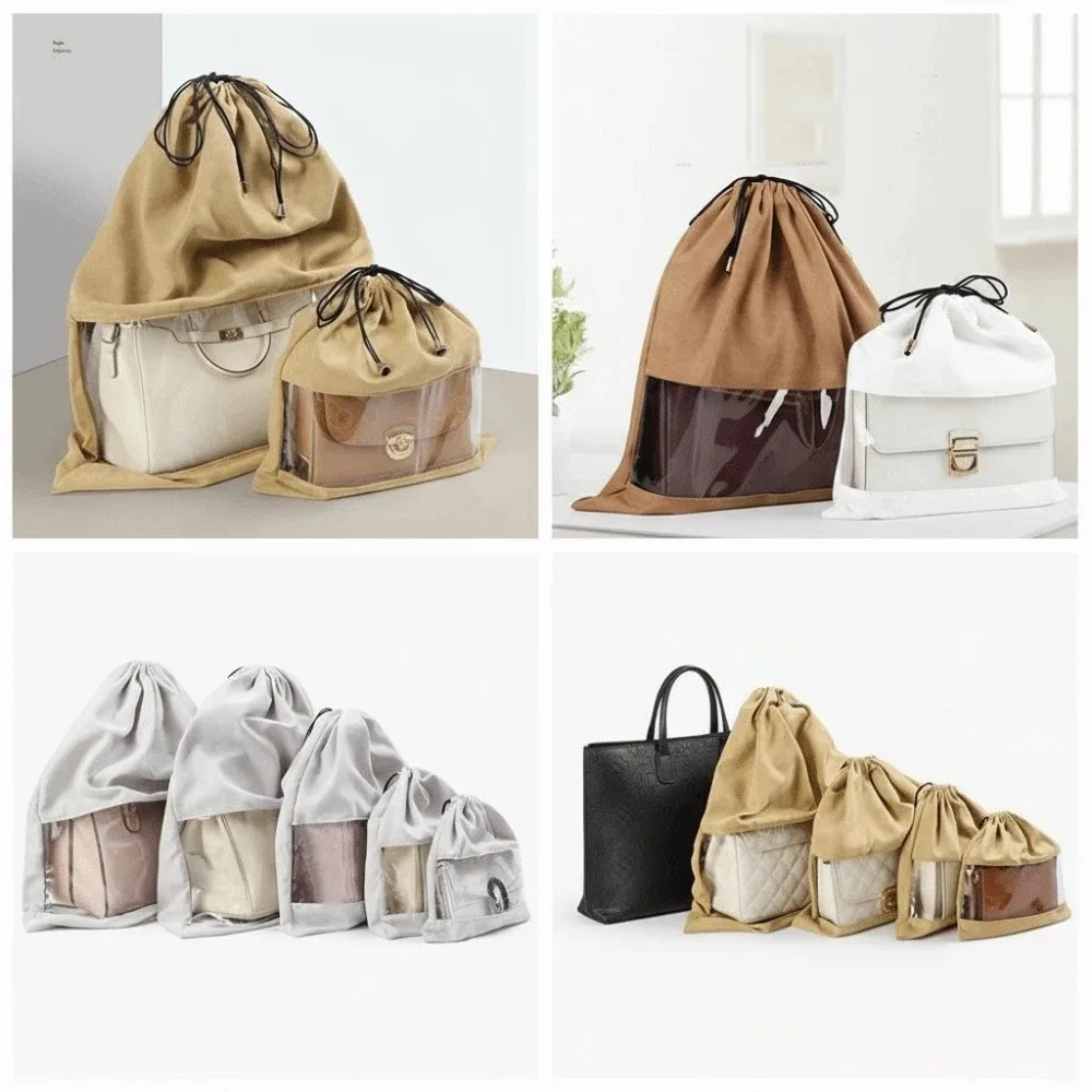 Cosmetics Bag Cloth Drawstring Bag Storage Bag Bag Dustproof Storage Bag Bundle Pocket Bundle Bag Large Capacity
