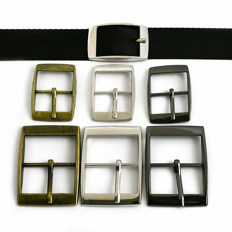 5/10/20Pcs Metal Buckles 15-30mm Single Pin Belt Buckle for Webbing Strap Leather Craft Adjuster Clasp Bags Hardware Accessories