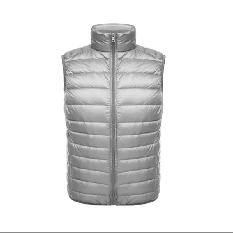 90% Duck Down Vest Ultralight Sleeveless Stand Collar Hot Sale Loose Spring Autumn Men Jackets Outerwear Windproof Waistcoat