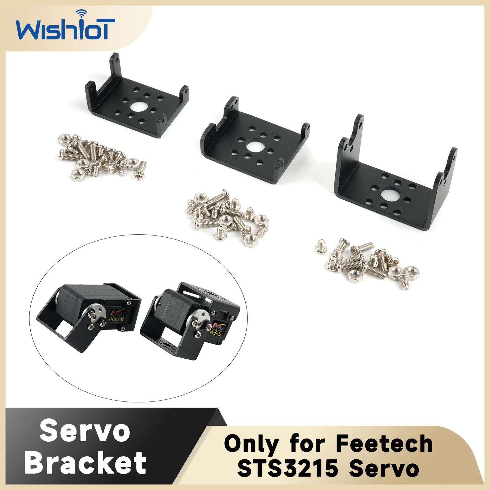 1/2/5Set Servo Bracket Only for Feetech ST-3215 ST3215 30KG 19KG Serial Bus TTL Feedback Magnetic Encoding Servo Installation