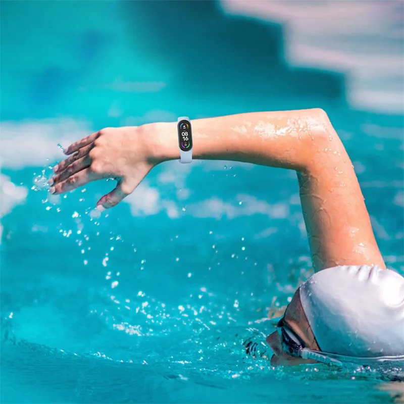 Replacement Wristband For Xiaomi Mi Band 5 4 3 6 nfc Strap Silicone Bracelet For Xiaomi Band 7 4 5 6 nfc Wrist Color TPU Strap