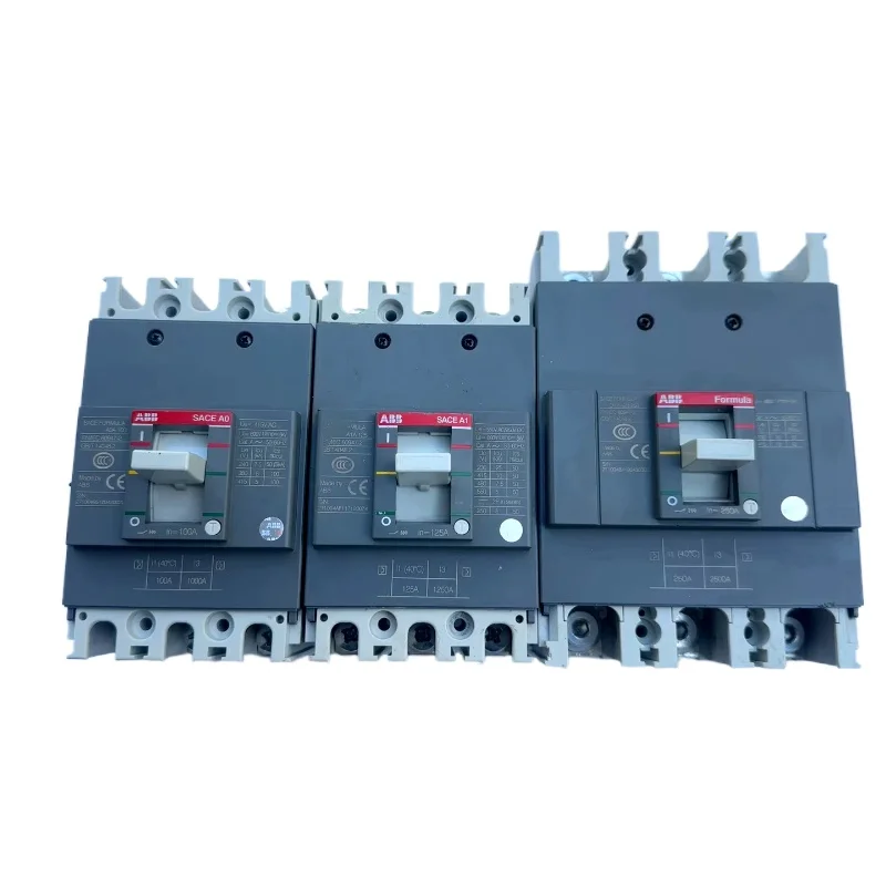 قاطع الدائرة الكهربائية المقولب ABB تركيبة تبديل الهواء A0A 3P/4P قاطع الدائرة المقولب 16A-100A، حامي التسرب ABB