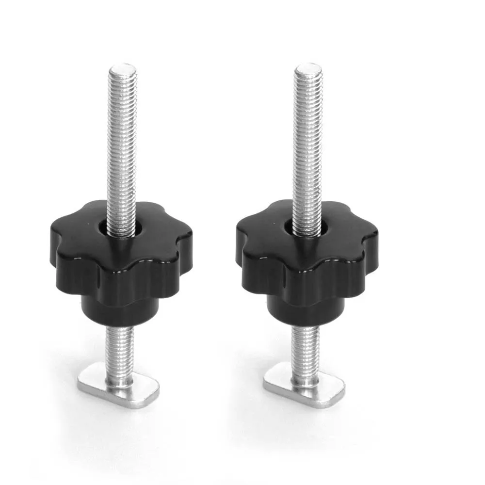 /M8x100mm /T /Track Bolt Knob Kit With Washers Steel T Slot Bolts For Woodworking Jigs Fixtures Fence Miter Gauge Hold Down Clam