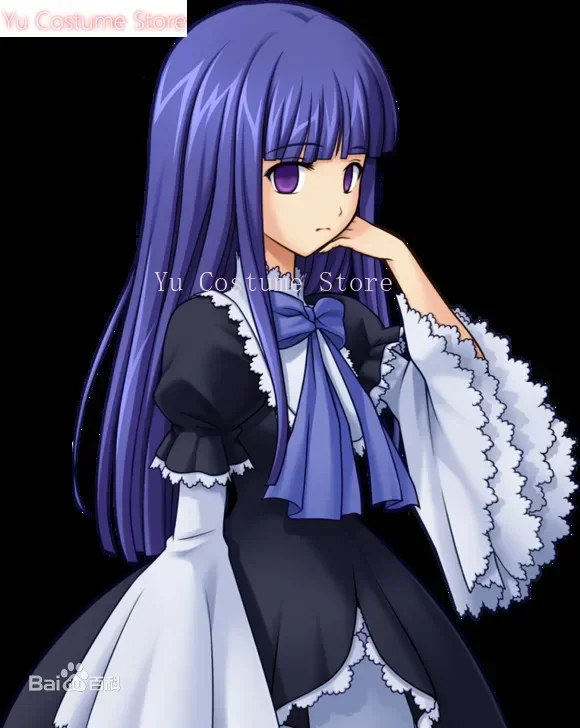 

[Customize] Anime! Umineko no Naku Koro ni Frederica Bernkastel Lolita Maid Dress Lovely Uniform Cosplay Costume