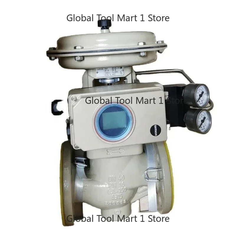 Pressure Control Valves  3241 Ball Valve With 3730 Positioner And 3277 Actuator 4708 Regulator For Whole Valve Control
