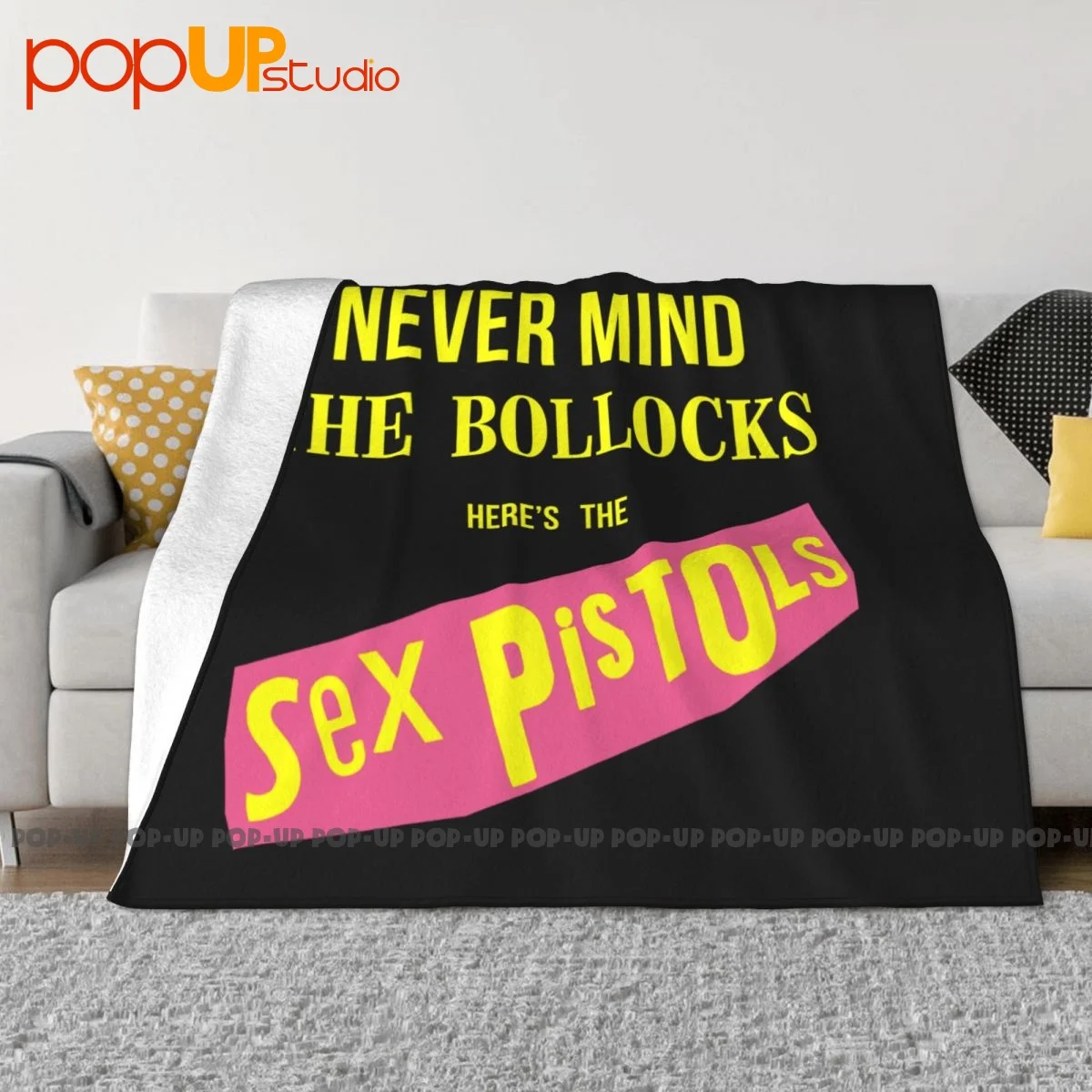 Sex Pistols Never Mind The Blocks Punk Band Blanket Bedding Nap Blanket Machine Washable