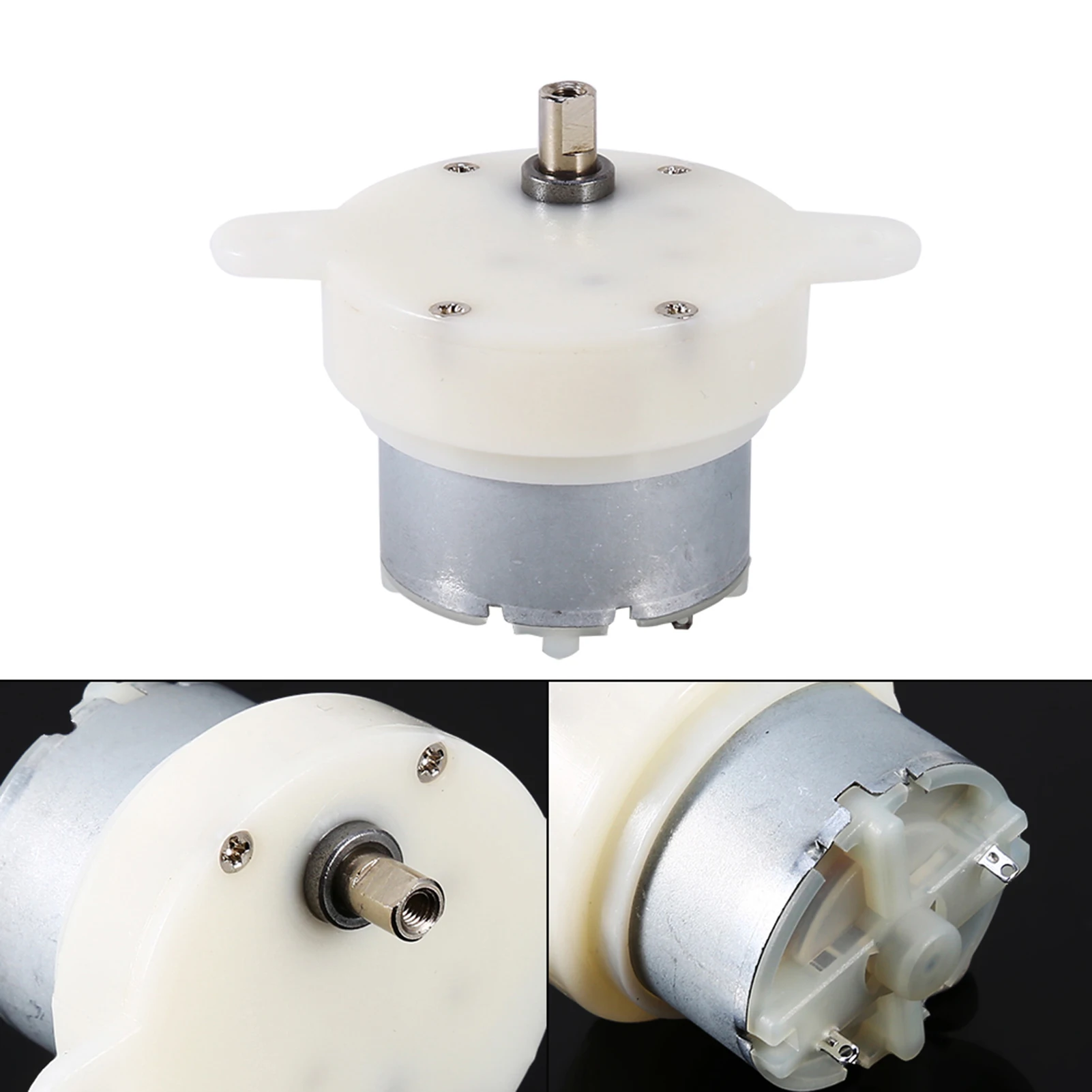 High Torque 12v DC Motor Slow Speed Electric Motor/Gearbox 3RPM 4mm Shaft Diameter Micro Motor