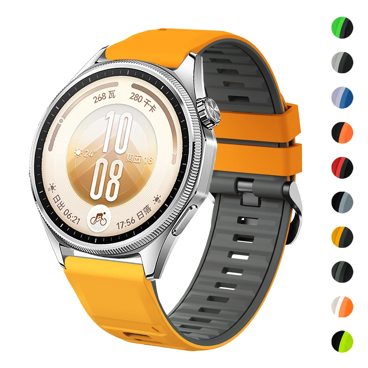 For HUAWEI WATCH GT 7 Pro Strap HUAWEI GT7/GT6 6Pro/GT 5/GT4/GT3/GT2 22/20mm Sport Silicone Band For Garmin Venu 4-45mm Bracelet