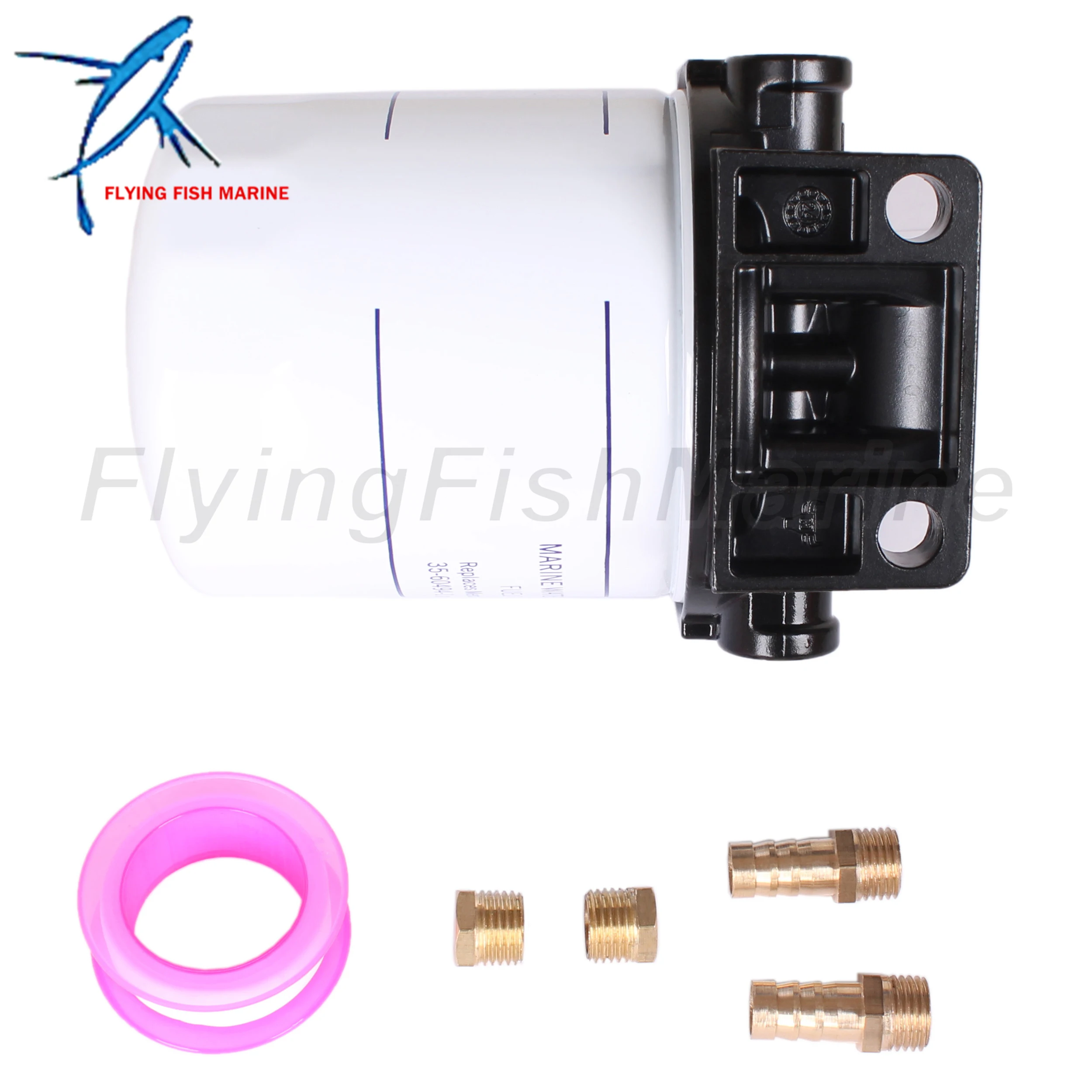 Outboard Engine 35-807172 802893Q01 802893T Fuel Water Separator Fuel Filter with Bracket Base for Mercury MerCruiser S3213 S321
