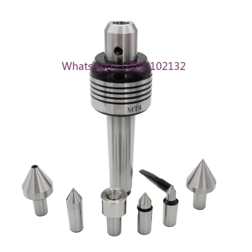 Mt4 Mt5 Mt2 Mt3 Morse 2 Handles with 6 Rotating Lathes Interchangeable Moveable Center Plug-In Multi-Purpose Precision