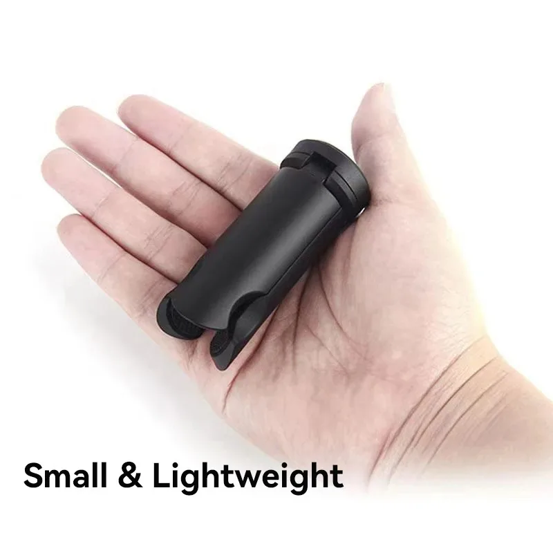 Mini Tripod Stand 1/4'' Screw Mount Portable Desktop Vlog Handheld Grip for DJI Pocket 3 GoPro Camera Phone Gimbal Fill Light