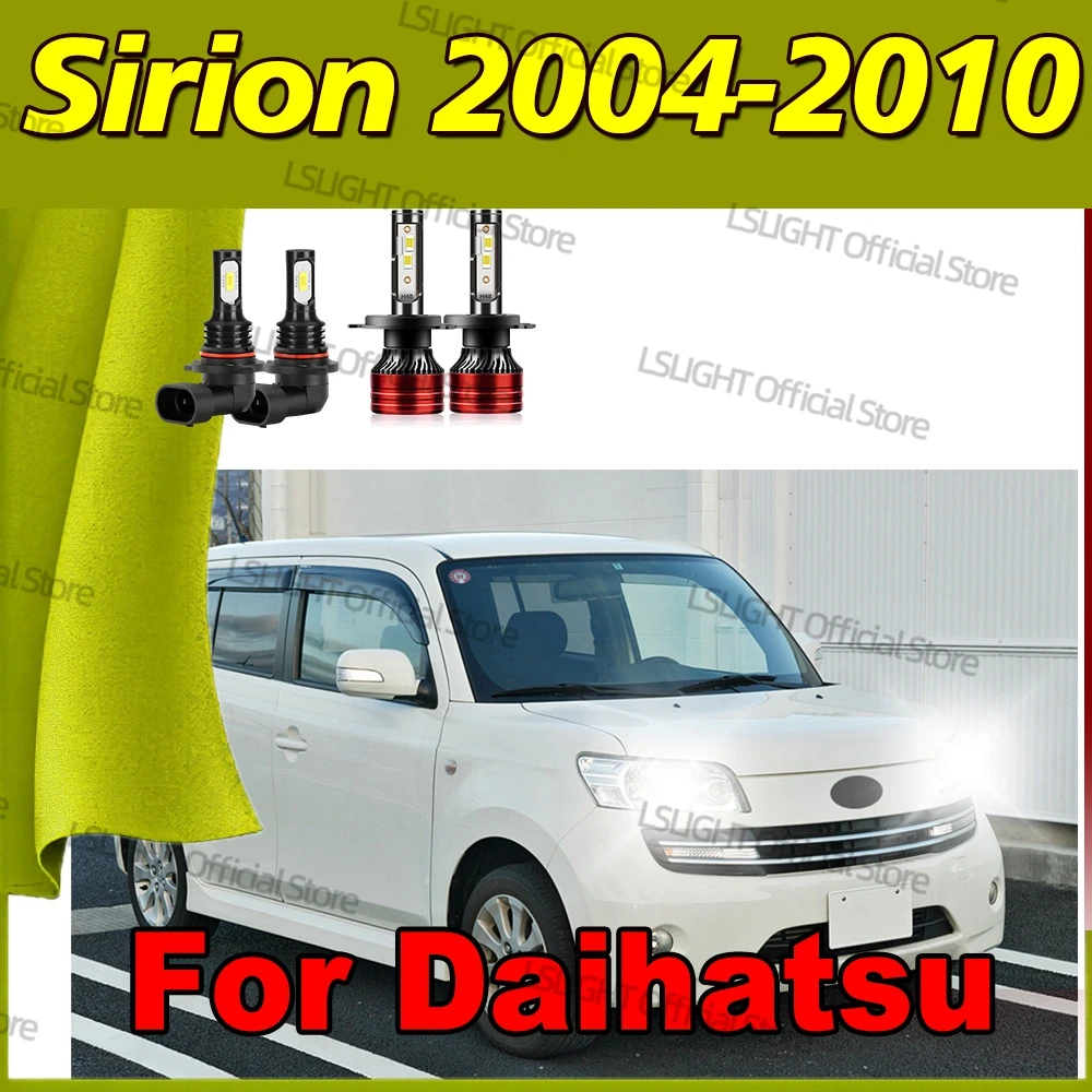 2/4x For Daihatsu Sirion 2004-2010 2005 2006 2007 2008 2009 LED Fog Lamps 6000K Two Sided CSP 3570 Headlight Bulbs 12V Plug&Play