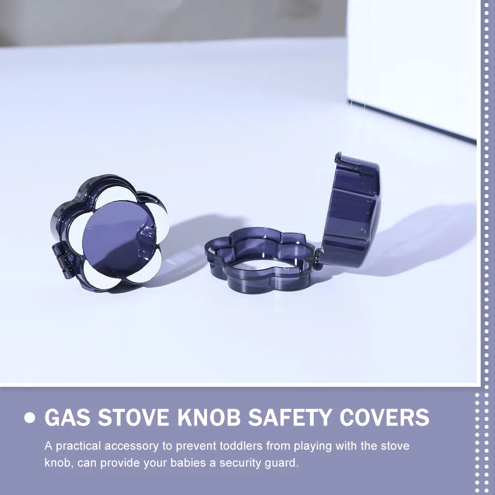 

6 Pcs Gas Stove Knob Covers Child Safety Guards Durable High Temp Resistant Easy Install For Most Stoves Protect
