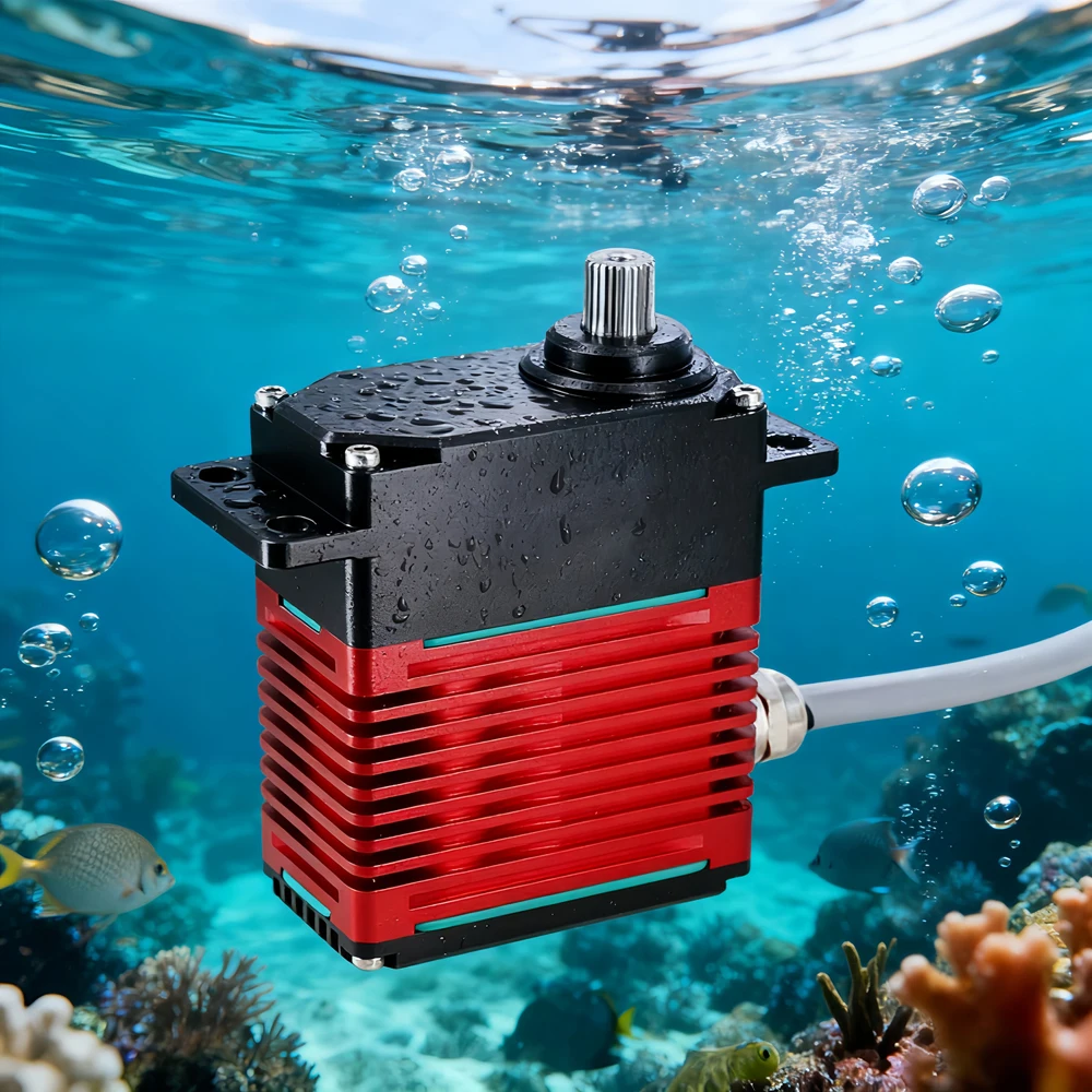 DSservo RC Drone Robot Waterproof Digital Servo DES110 110KG 180/270° High-Torque Industrial High Power 12V/24V Brushless Motor