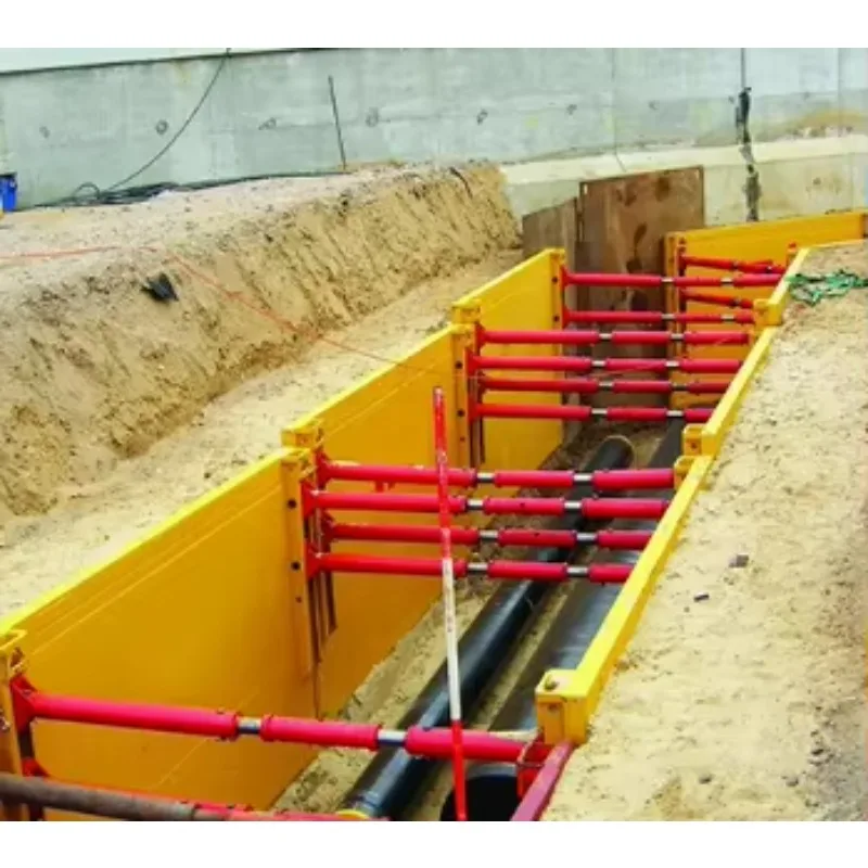 Factory Price Trench Shield Trench Shoring Trench Box For Construction
