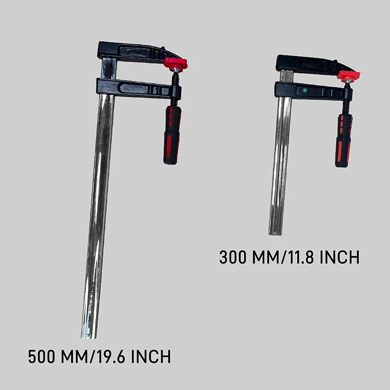 Pince de fixation en métal F robuste, 120x300mm/120x500mm, pince de barre pour le travail du bois, pinces de menuiserie haute résistance, outils à main