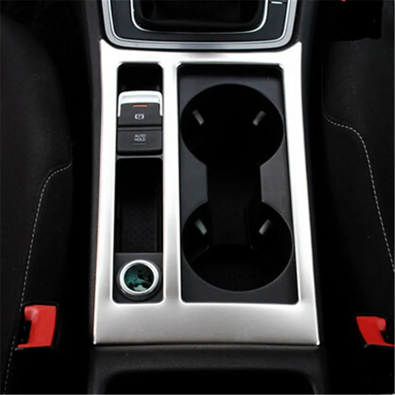 Auto-Styling Water Bekerhouder Handrem Panel Frame Decoratie Trim Sticker Voor Volkswagen Vw Golf 7 2014-2015 auto Accessoires