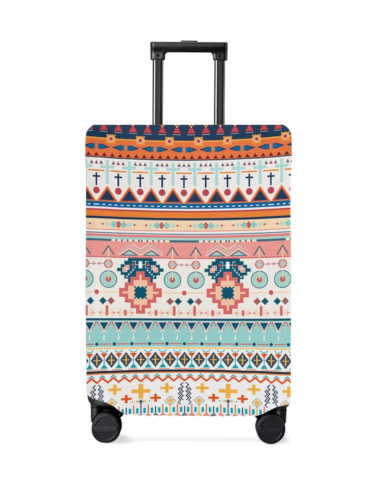 Bohemian Ethnic Pattern Bobo Travel Luggage Protective Cover for Travel Accessories Suitcase Elastic Dust Case Protect Sleeve