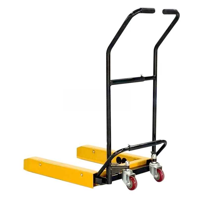 Manual Mini Plate Truck Plastic Container Transport Cart Turnover Box Trolley Heavy  Duty Wear Resistant  For  Warehouse Factory