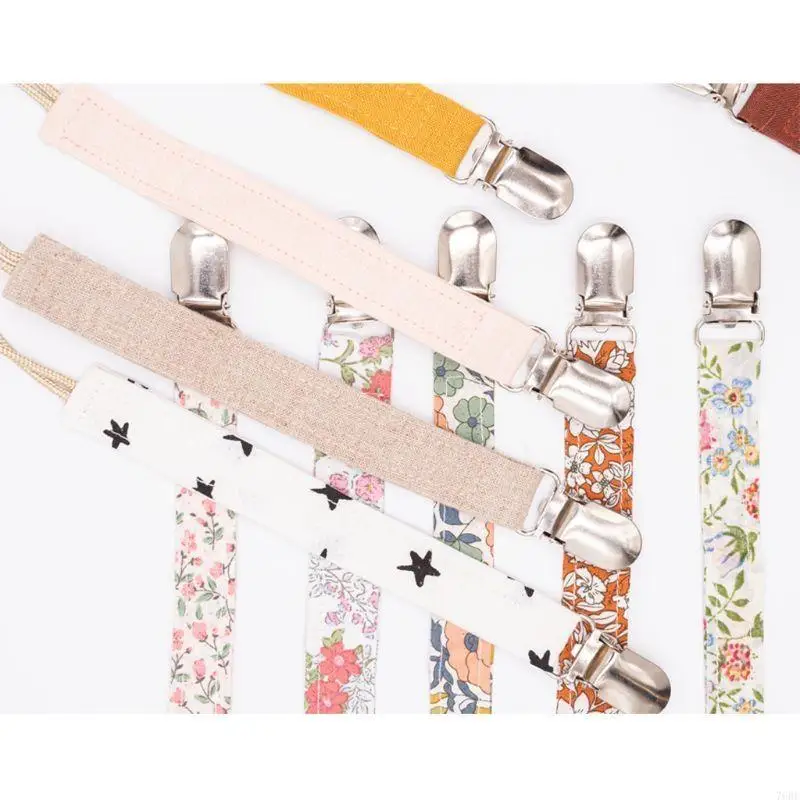 76HF Baby Infant Teething Pacifier Clip Chain Cotton Chupetas Soother Soother Clips Leash Belt Nipple Belt