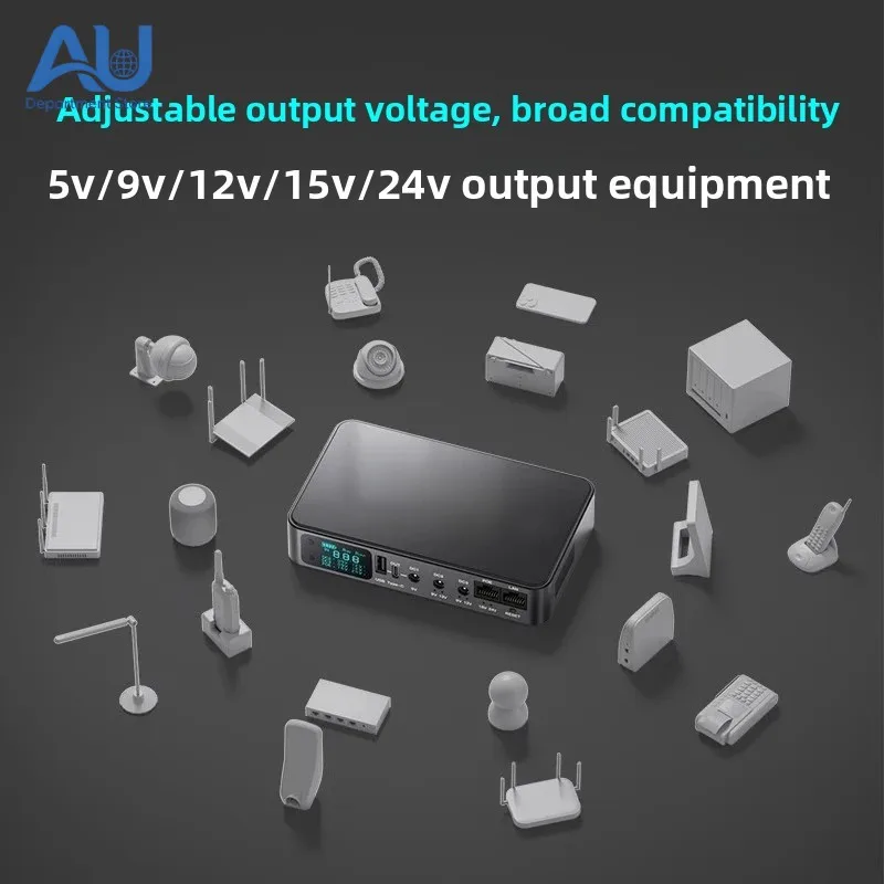 2A battery router UPS uninterruptible power supply mobile dormitory 12V lithium battery charging and power failure treasure