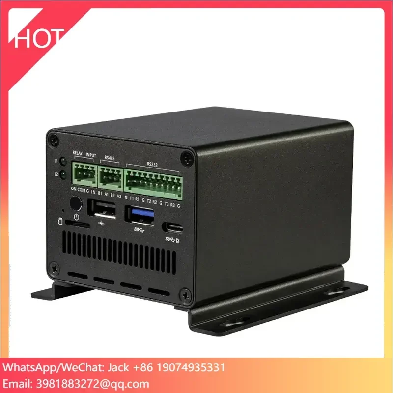 EC-R3588SPC RK3588S ออคตาคอร์ รองรับการเข้ารหัสและถอดรหัสวิดีโอ 8K อีเธอร์เน็ต 4G LTE RS485 RS232 CAN Bus คอมพิวเตอร์อุตสาหกรรมระบบแอนดรอยด์ อูบุนตู ลินุกซ์