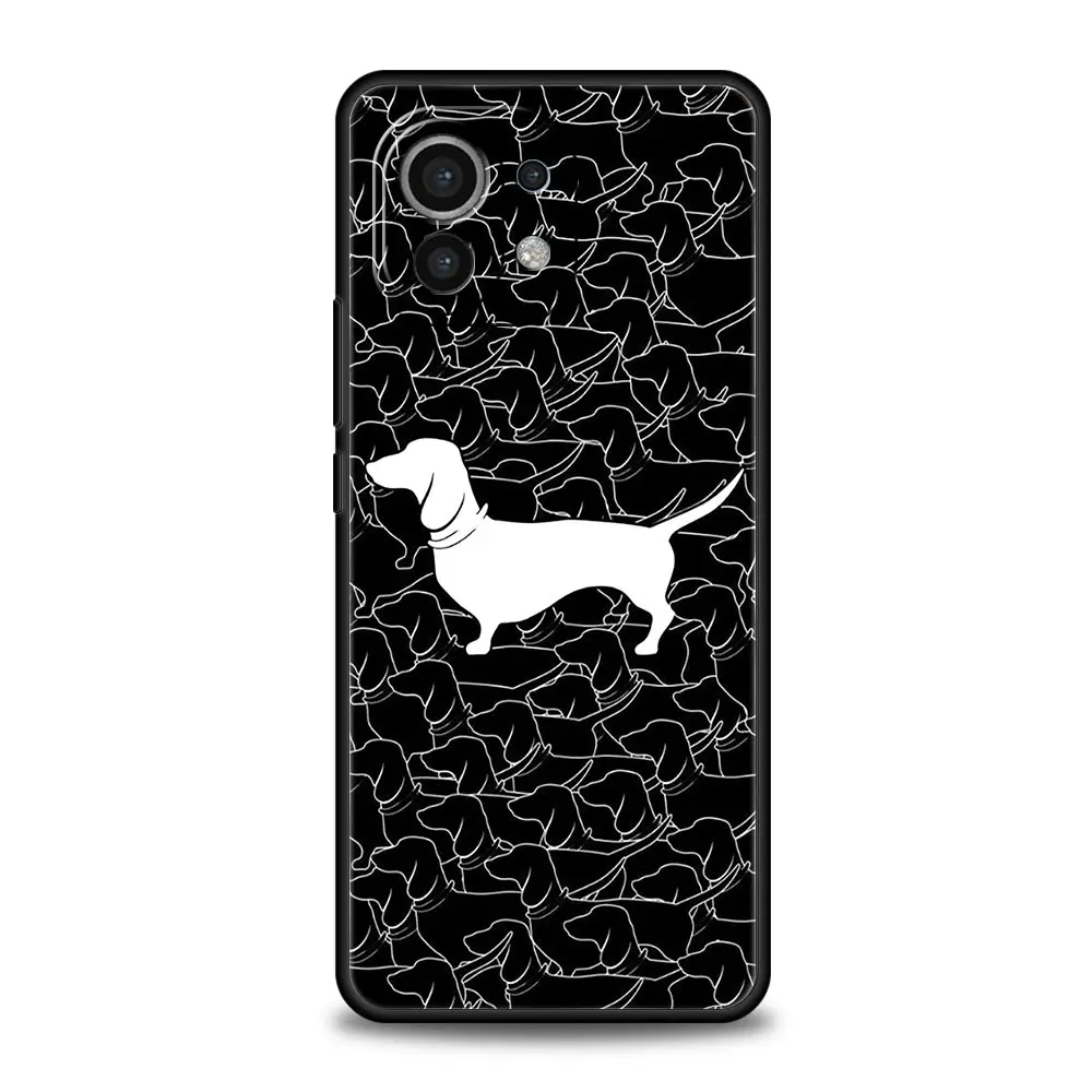 Custodia per telefono per cani con salsiccia bassotto per Xiaomi 14 13T 12T Pro 12 13 11 Ultra Mi Note 10 Lite 10T 5G 11X Pro 11T 11i 9T Cover