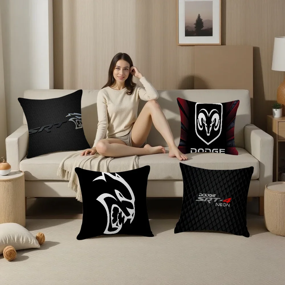 SRT Hellcat Demon Dodge Maple Design Cushion Cover Happy Autumn Harvest Decor Holiday Decorati Pillow Cover