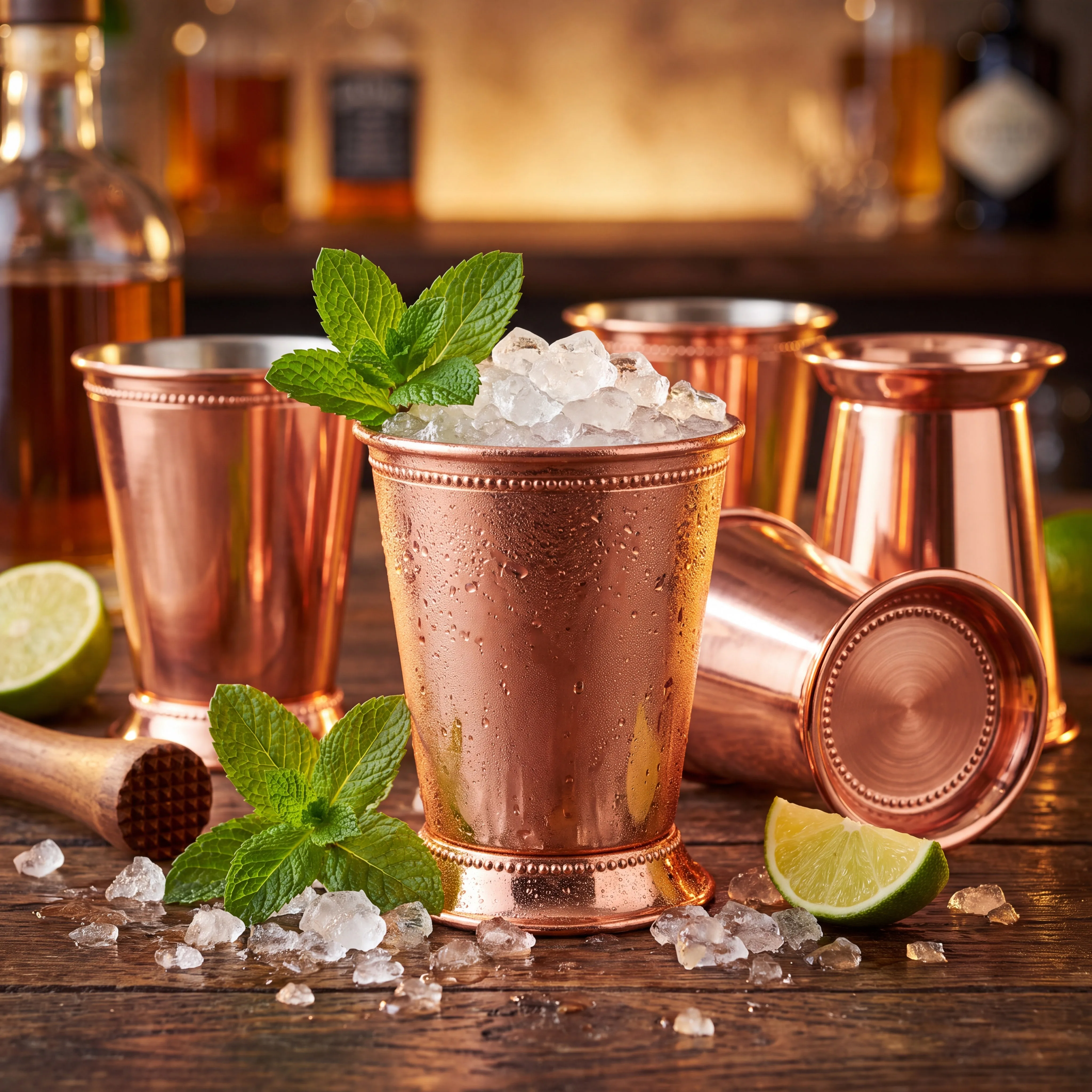 Wine Beer Mixed Drinks - 4pcs Elegant Rose Gold Stainless Steel