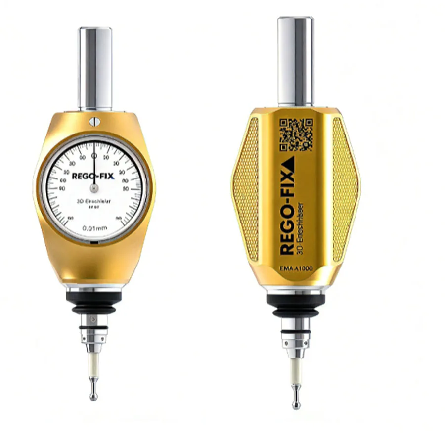 Original Swiss REGO-FIX 3D EdgeMaster Edge Finder IP67 Waterproof Dustproof 0.01mm Repeat Precision CNC Centering Probe