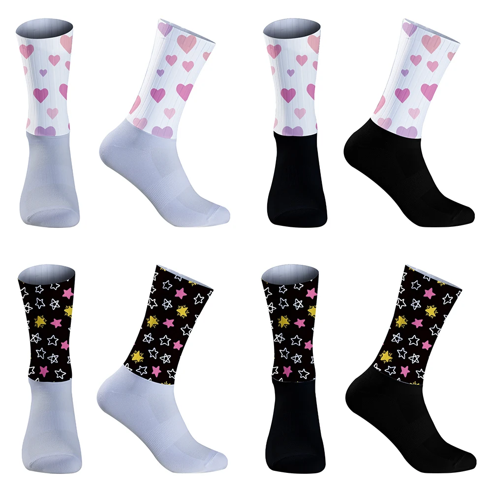 

Мужские Женские велосипедные носки для верховой езды 2024 новые летние носки спортивные носки велосипедные носки