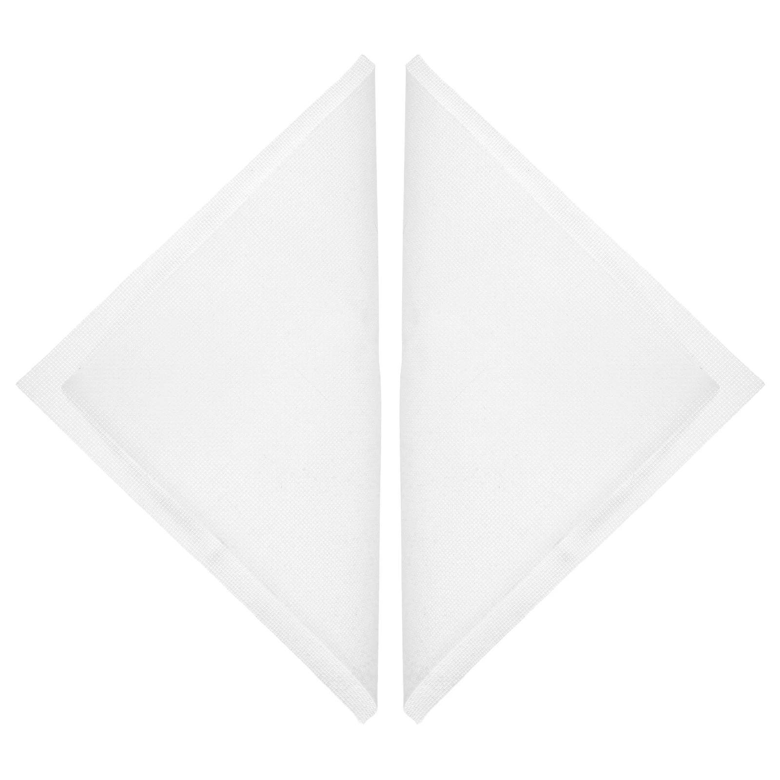 

2 Sheets Cross Stitch Embroidery Cloth White Fabric Polyester Cotton DIY Craft Material Versatile Adaptability