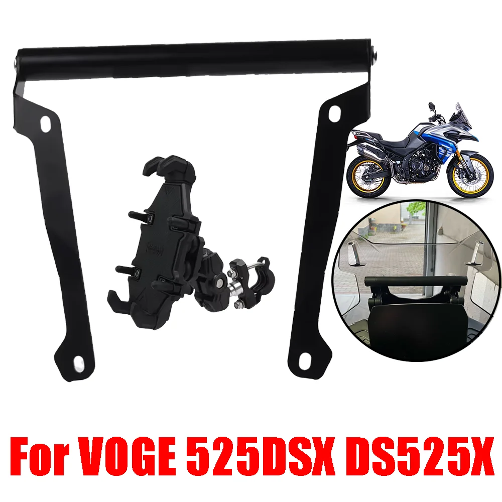 Motorcycle Mobile Phone Holder Stand Support GPS Navigation Bracket For VOGE Valico 525DSX DSX525 DS525X DSX 525 DSX DS 525X