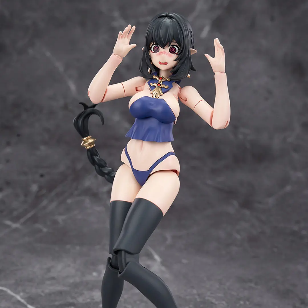 He Moxian Jiulian Zombie Machine Girl Medeta Echo Series Assembleable Action Figure Display