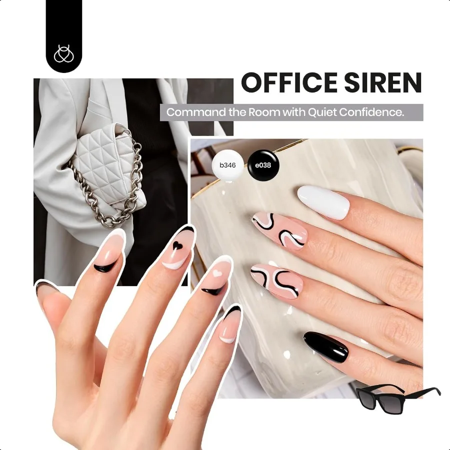 Juego de esmalte de uñas de Gel Beetles, 60 colores, Kit de esmalte de Gel Uv de otoño, brillo marrón gelatina, desnudo, rosa, blanco, rojo, azul, verde, Poli de uñas