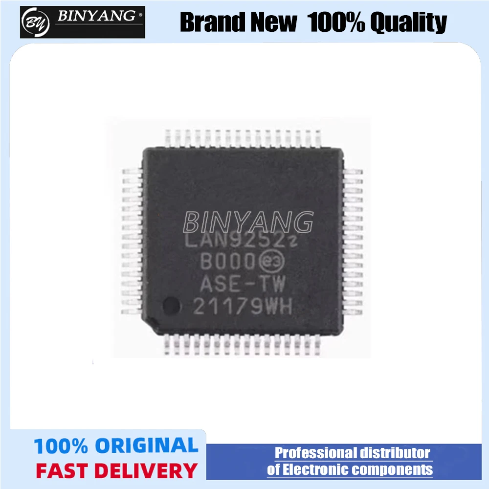 1PCS LAN9252-I/PT LAN9252 TQFP64   Brand new in stock