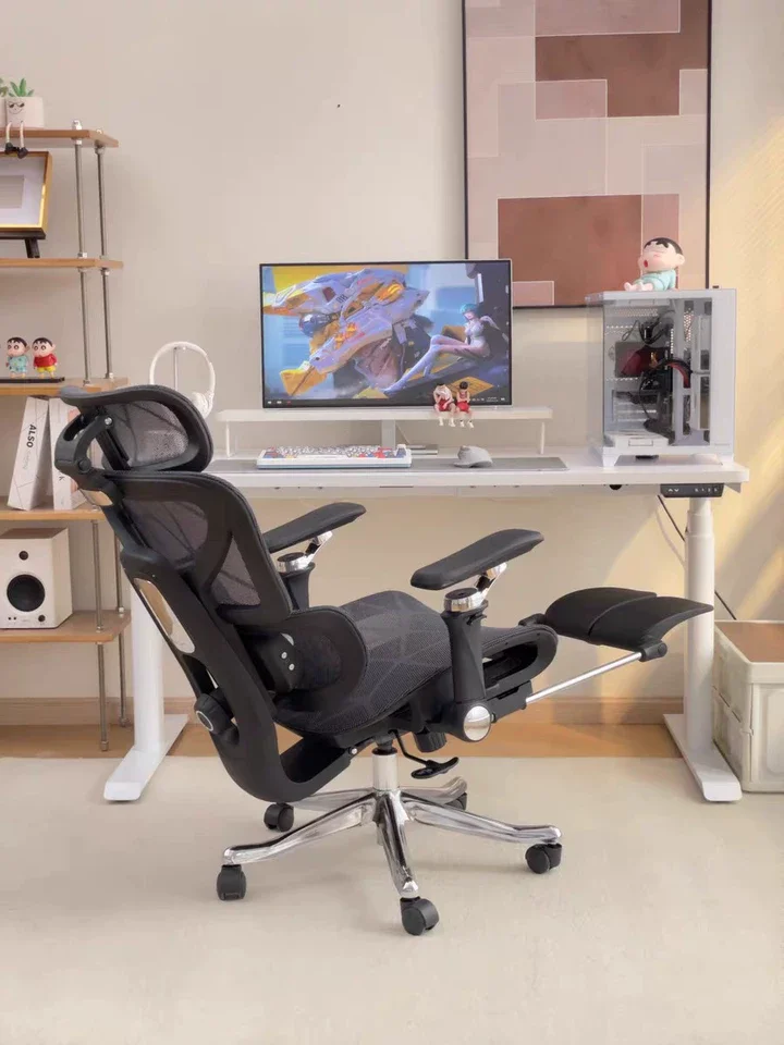 Ergonomic Computer Chair Home Office Gaming Chair Comfortable Long Sitting Desk Chair