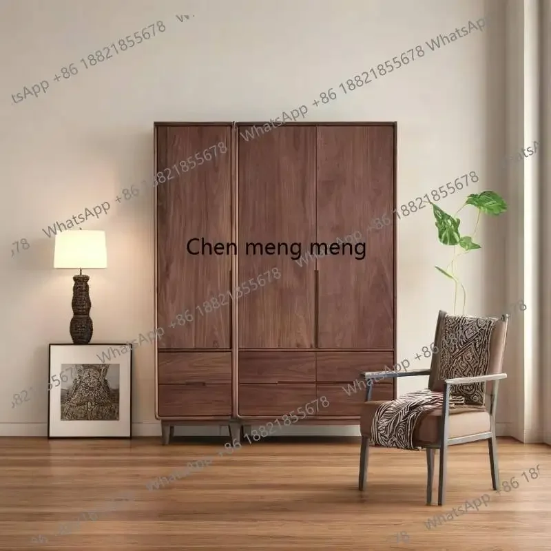 M178 Locker Nordic Unit Wardrobes Adults Wood Room Space Saving Wardrobes Wooden Dressing Armoire Armario De Ropa