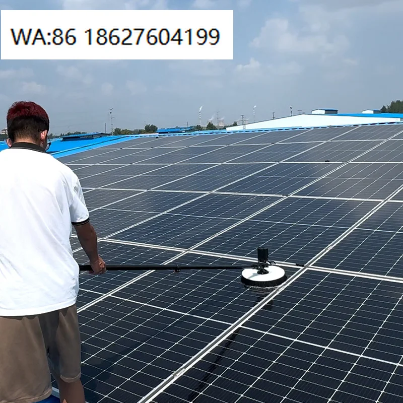 240W Eco Friendly Single Head Solar Brush | Dry Wet Cleaner Accessory For Bifacial PV Module  Solar System Maintenance Projects