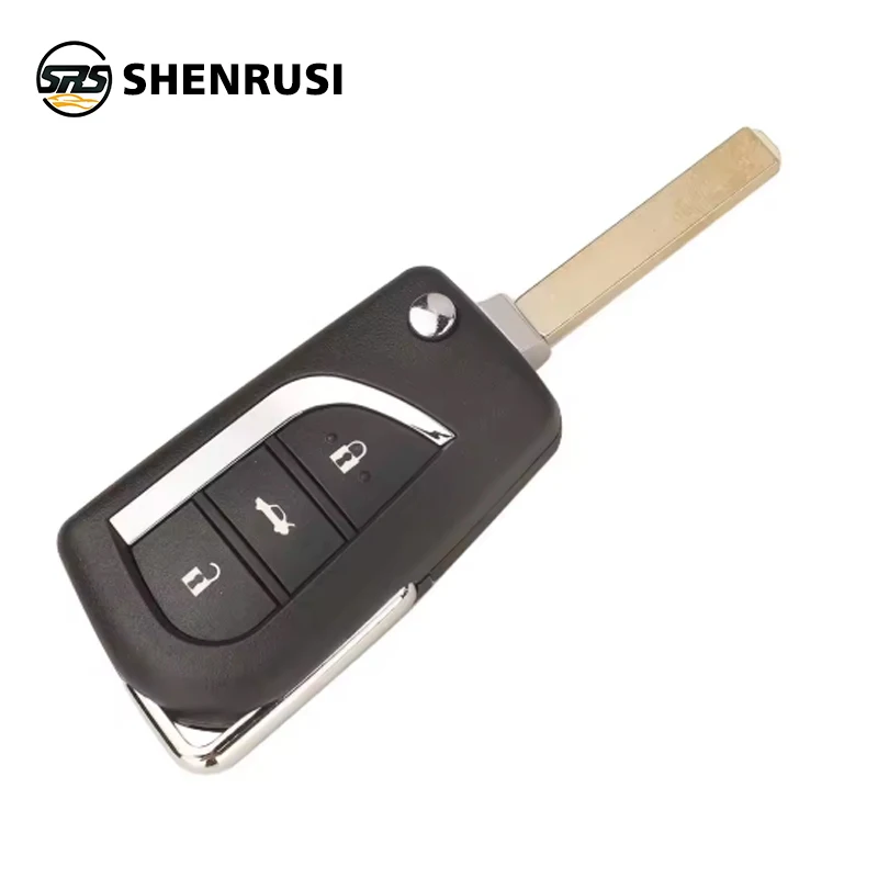 YONSEN New 433Mhz FSK Flip Remote Car Key for Toyota 2018+ Corolla RAV4 Hice Wildlander 2/3B VA2 Keys Fob Control H ID8A Chip