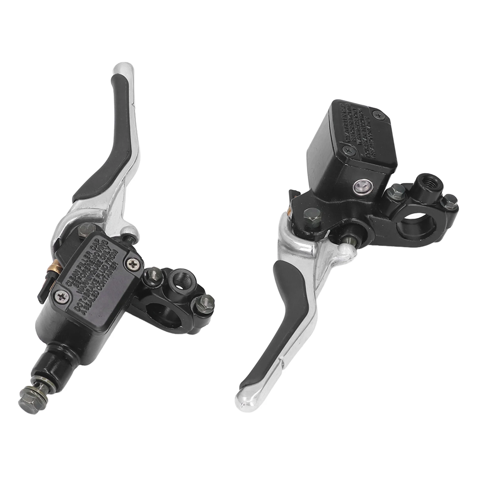 Pair Motorcycle Left Right Brake Handle Lever with Oil Can Aluminum Alloy CNC Replacement for YQ50 Aerox 1997‑2013