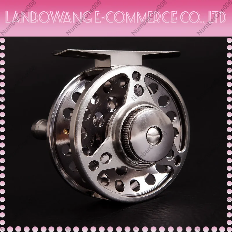 LEO 27756 BLA 40 50 60 Aluminum Alloy CNC Front Reel Ice Fly Reel Outdoor Gear