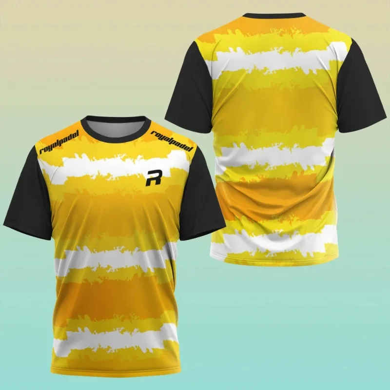Ultra-thin Summer Fitness Sports Short-sleeved Breathable Fast-drying Men's T-shirt 3D Print Clothing High Street Unisex Style