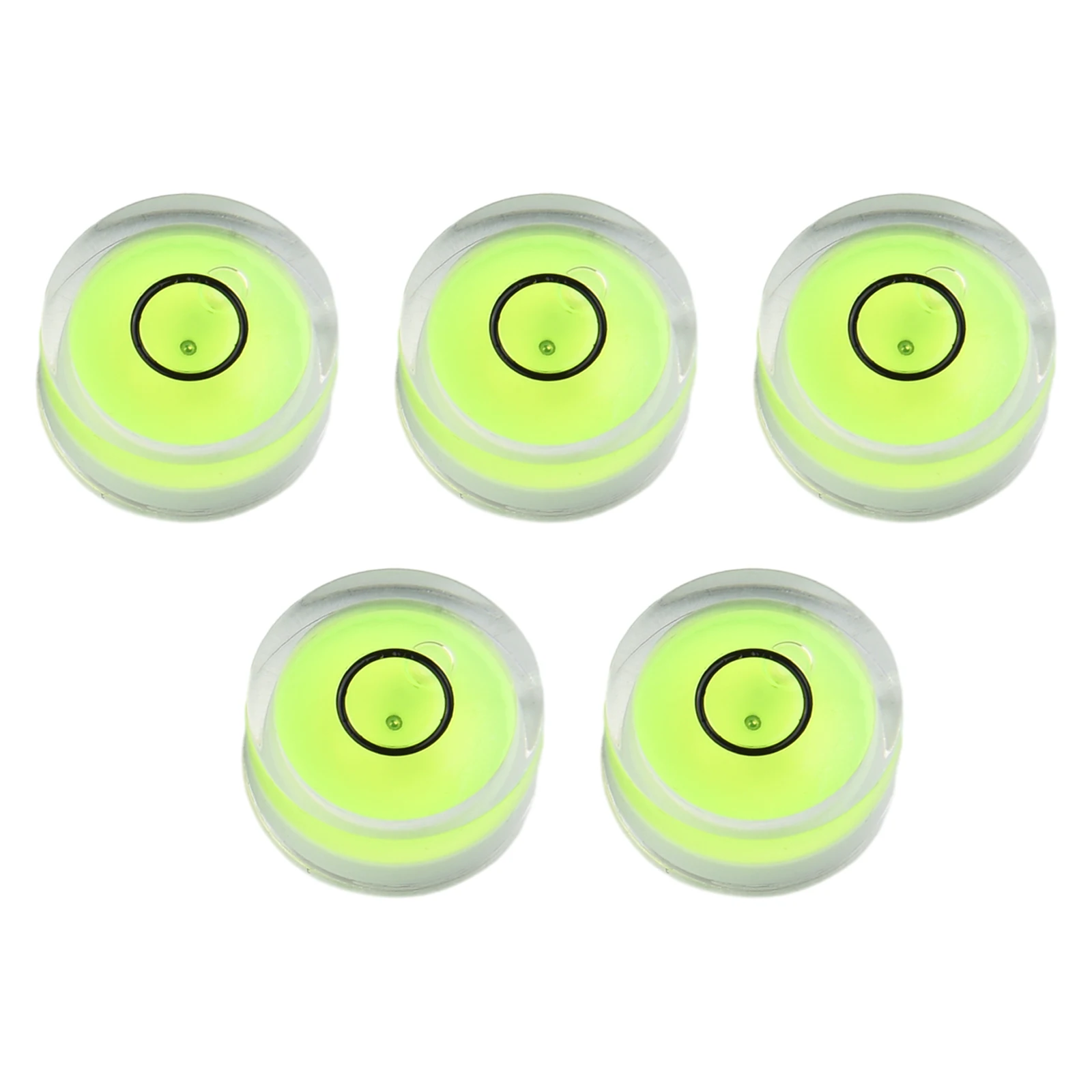 5pcs Round Bubble Level Universal Level Bubble Bullseye Level Bubble Level Round Circular Measuring Meter Measuring Tools
