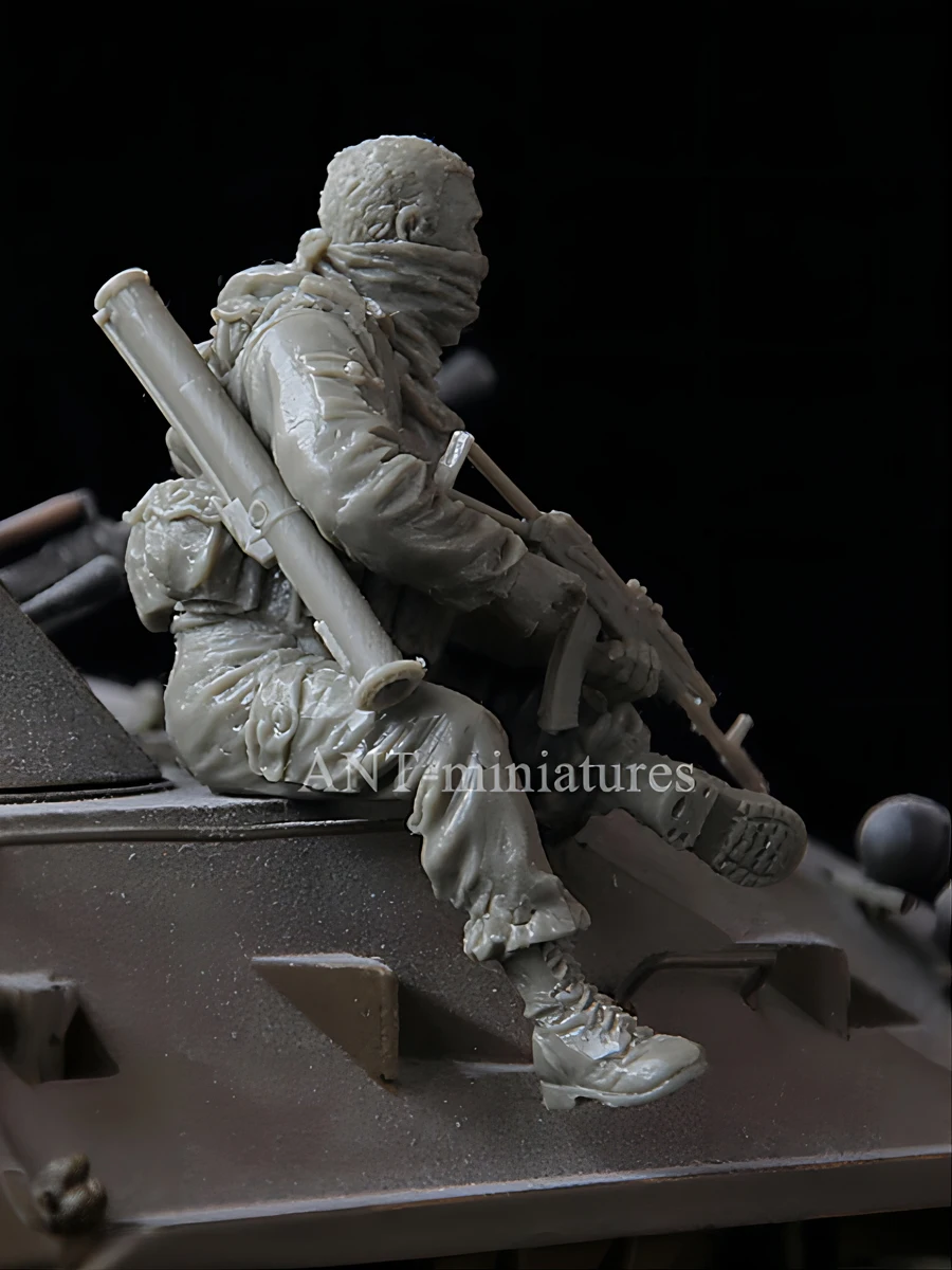 Analyste de figurines miniatures en résine, thème militaire, non assemblés et non peints, GK, 366C, 1/35