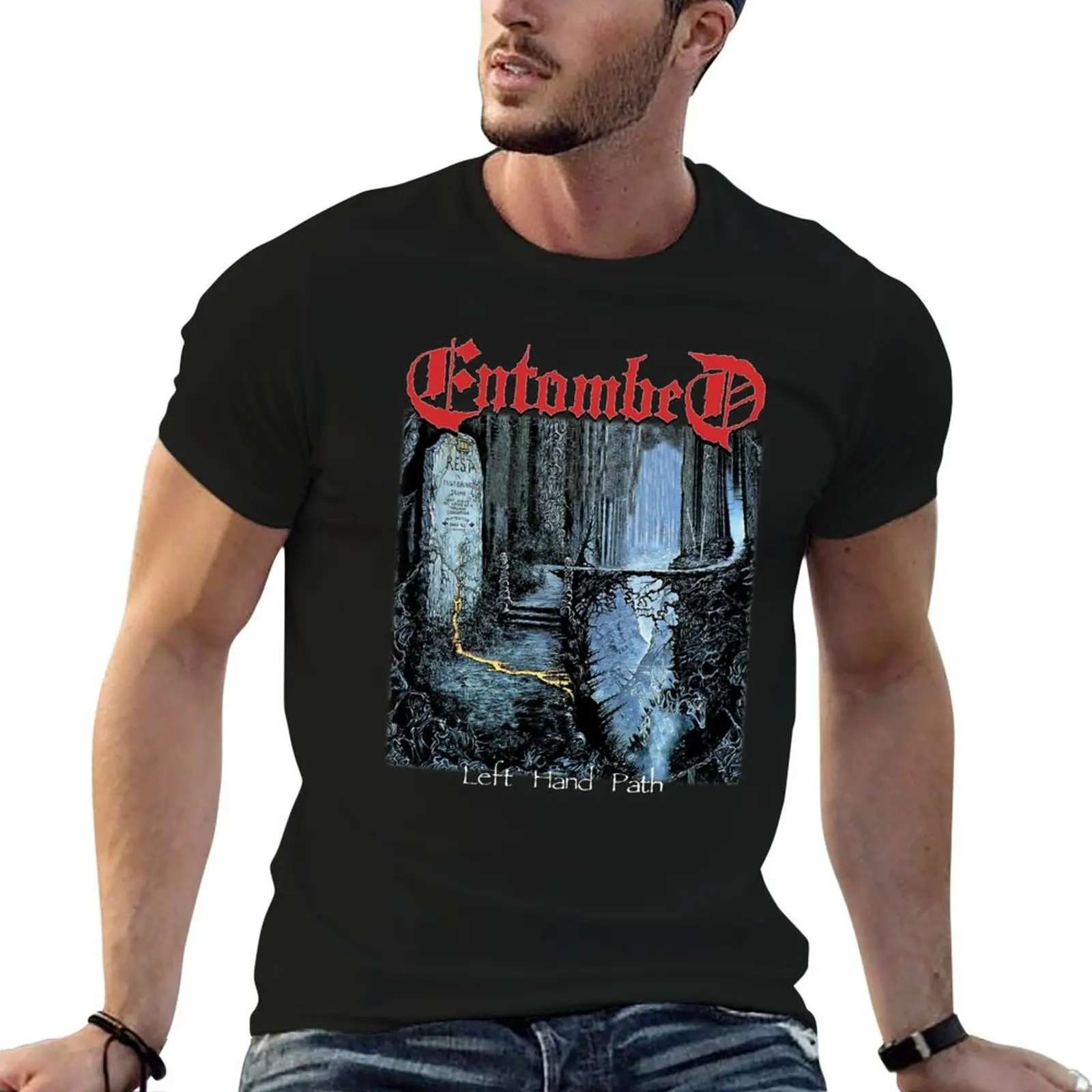 Entombed 4 T-Shirt oversized vintage anime shirt mens graphic t-shirts big and tall