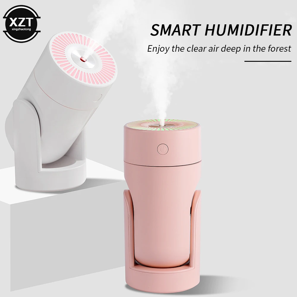 220ml umidificador de ar difusor aroma com luz colorida noite névoa fria para o quarto casa carro plantas purificador mudo umidificador ar