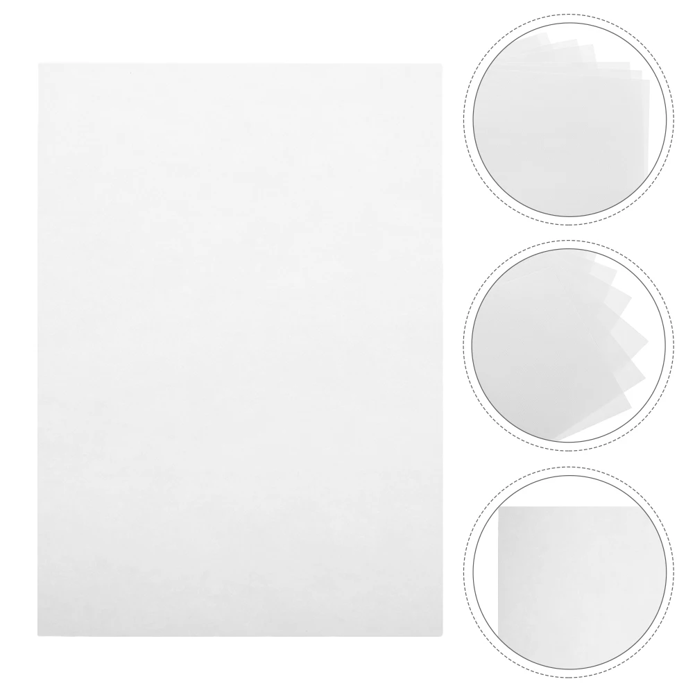 

6pcs Water Soluble Paper Self-Adhesive Non-Woven Fabric For Hand Machine Embroidery Dissolvable Backing Patterns Diy Sewing