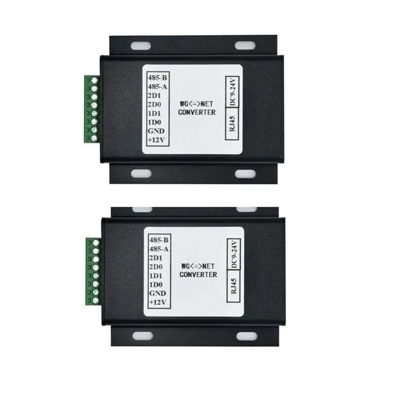 A92Z 1Pair Wiegand To TCP/IP Converter/Wiegand Signal Extender/Auto Recognizes All WG Formats Use To Long Distance Access