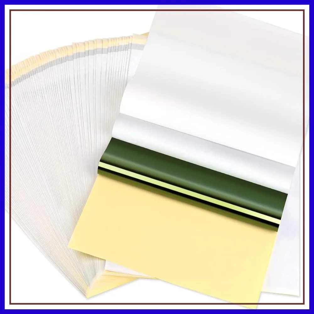 

50 Sheets A4 Tattoo Transfer Paper for Stencils, 8.25x11.75 Inches
